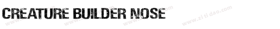 Creature Builder Nose字体转换